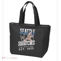 Bigfoot Research Team Retro baseball Sasquatch Tote Bag thumb 3