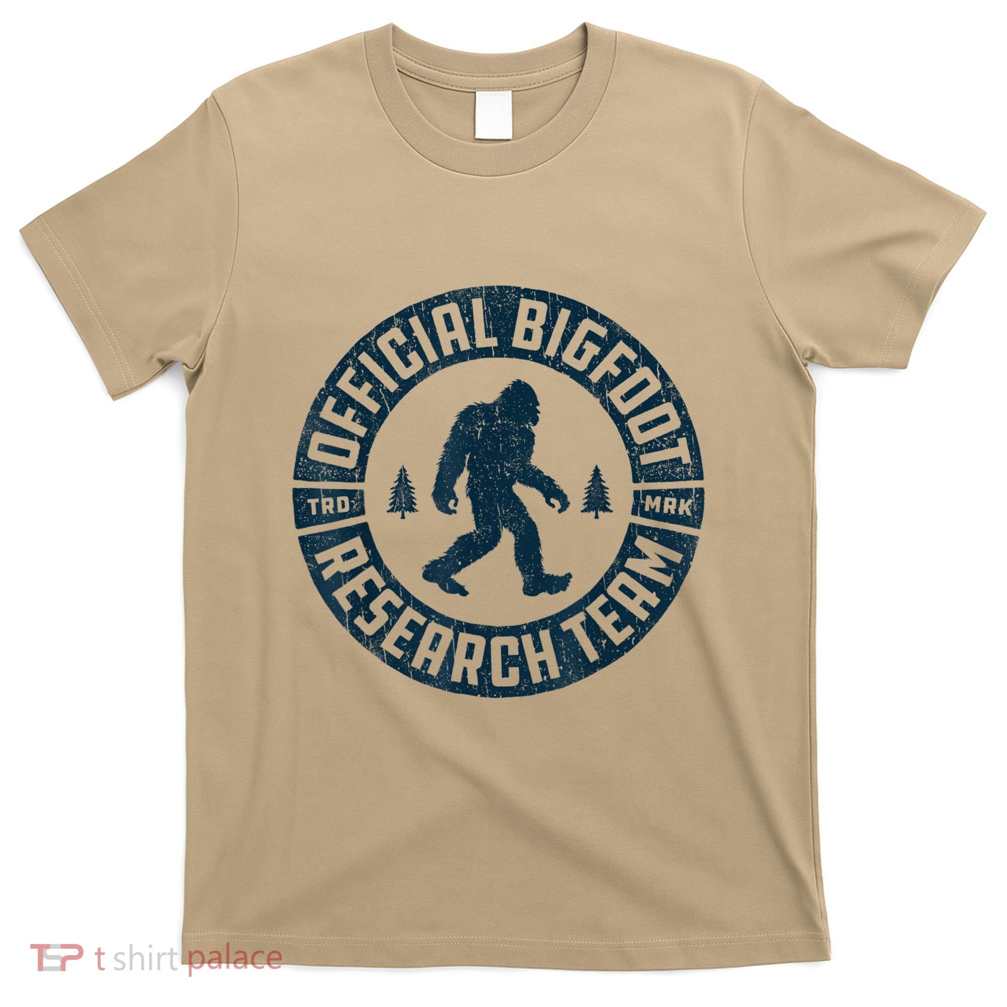 Bigfoot Research Team Retro Vintage Sasquatch Men Women T-Shirt