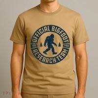 Bigfoot Research Team Retro Vintage Sasquatch Men Women T-Shirt thumb 3