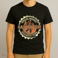 Bigfoot Research Team Retro Vintage Sasquatch T-Shirt thumb 3