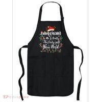 Being Related To Me Funny Christmas Family Xmas Apron thumb 0