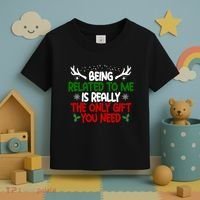 Being Related To Me Is Really The Only Gift You Need Christmas Toddler T-Shirt thumb 3