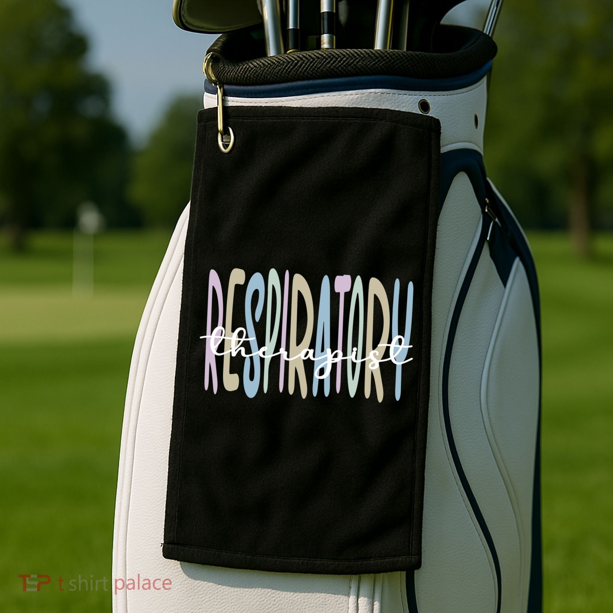 Best Respiratory Therapist Respiratory Therapy Cute Gift Golf Towel