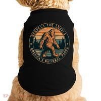 Bigfoot Respect The Locals Sasquatch American Doggie Tank thumb 0