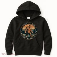 Bigfoot Respect The Locals Sasquatch American Kids Hoodie thumb 0