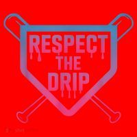 Baseball Respect The Drip Home Plate Drip Ice Cream Santa Hat thumb 1