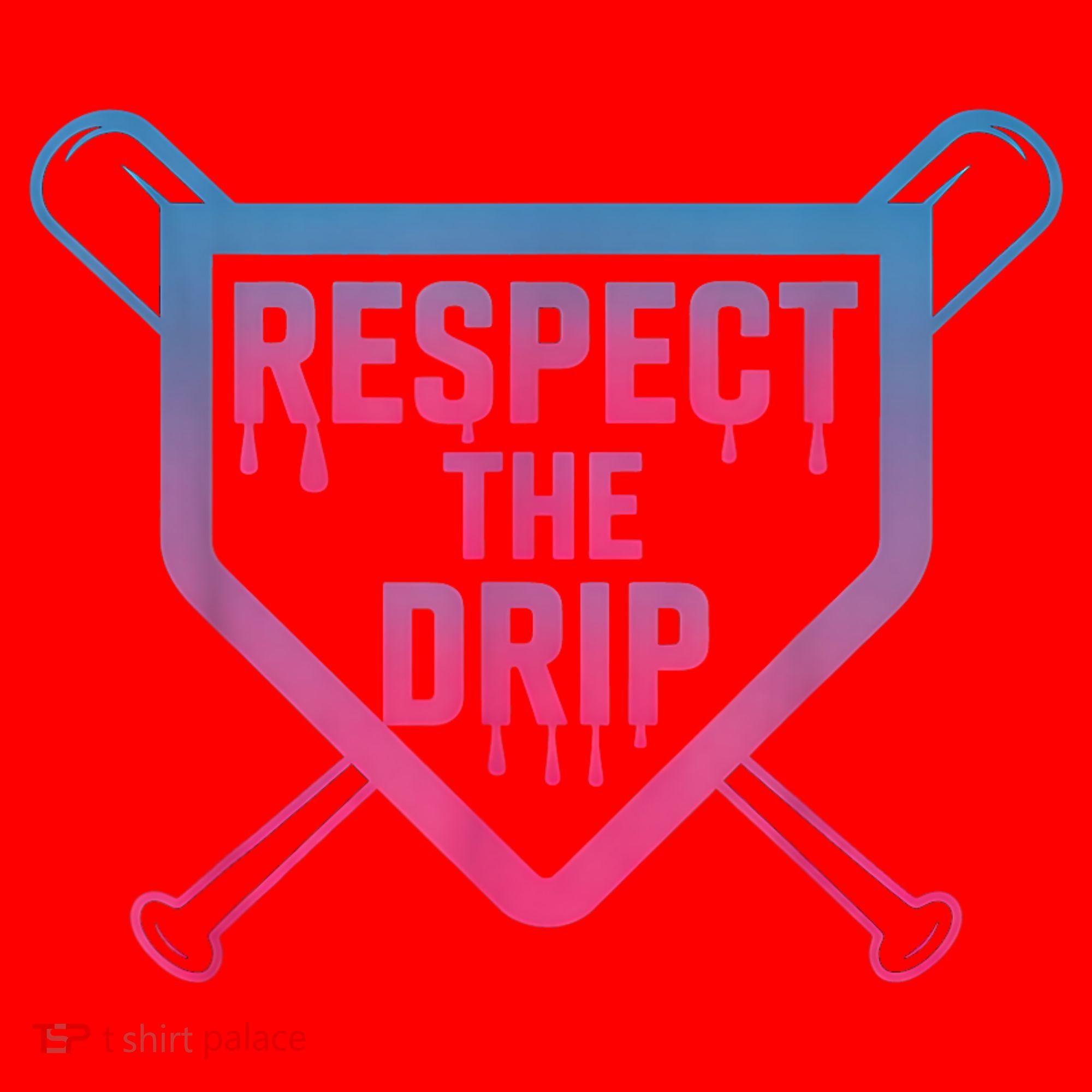 Baseball Respect The Drip Home Plate Drip Ice Cream Santa Hat