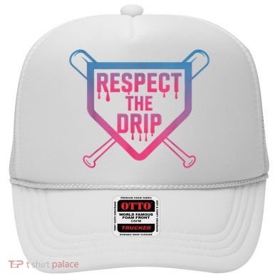Baseball Respect The Drip Home Plate Drip Ice Cream Hat