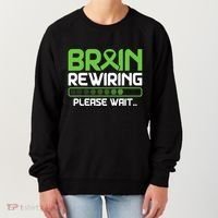 Brain Rewiring Traumatic Brain Injury Ribbon TBI Survivor Women's Sweatshirt thumb 0