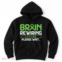 Brain Rewiring Traumatic Brain Injury Ribbon TBI Survivor Hoodie thumb 0