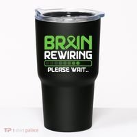 Brain Rewiring Traumatic Brain Injury Ribbon TBI Survivor Tumbler thumb 0