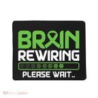 Brain Rewiring Traumatic Brain Injury Ribbon TBI Survivor Mousepad thumb 0