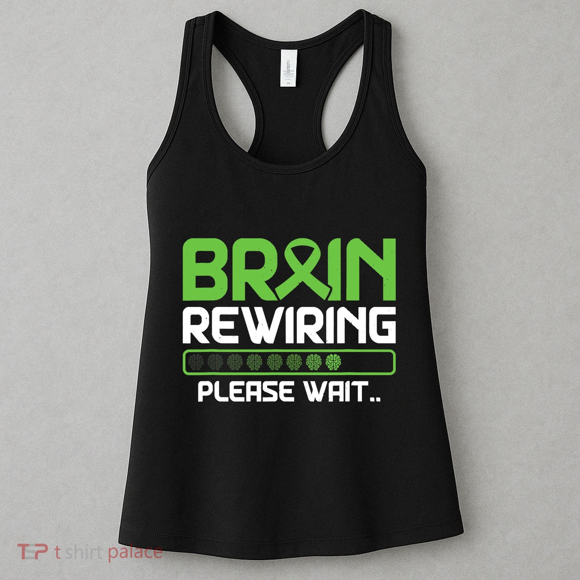 Brain Rewiring Traumatic Brain Injury Ribbon TBI Survivor Women's Tank Top