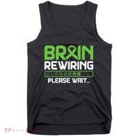 Brain Rewiring Traumatic Brain Injury Ribbon TBI Survivor Tank Top thumb 0