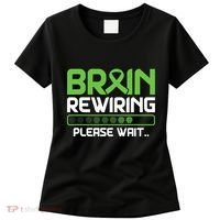 Brain Rewiring Traumatic Brain Injury Ribbon TBI Survivor Women's T-Shirt thumb 0