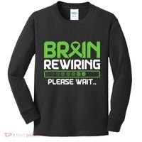 Brain Rewiring Traumatic Brain Injury Ribbon TBI Survivor Kids Long Sleeve Shirt thumb 0