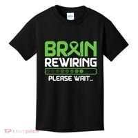 Brain Rewiring Traumatic Brain Injury Ribbon TBI Survivor Kids T-Shirt thumb 0