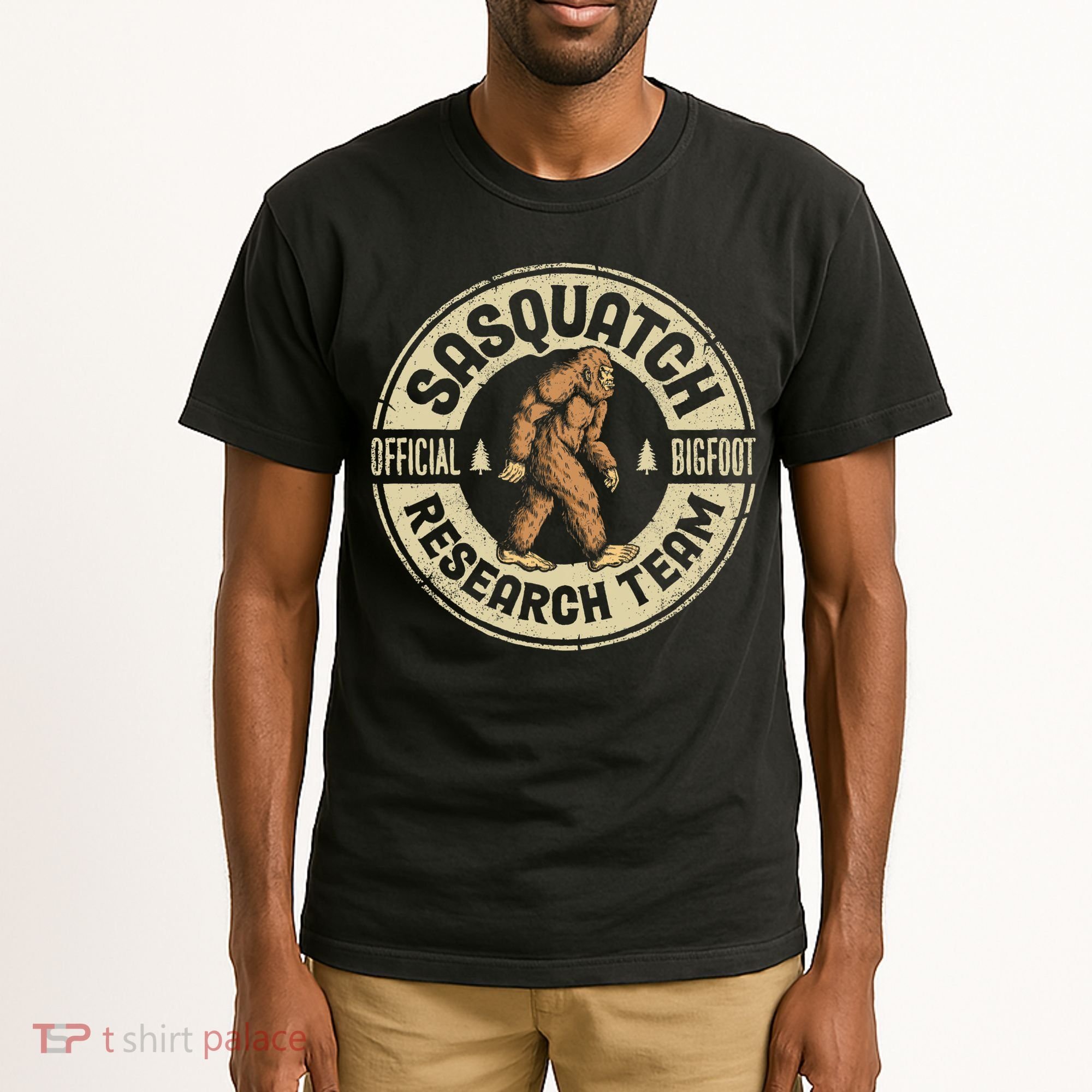 Bigfoot Research Team Sasquatch Tall T-Shirt