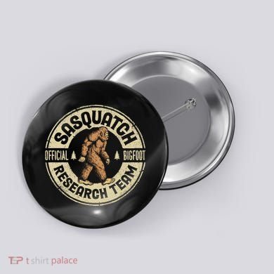 Bigfoot Research Team Sasquatch Button