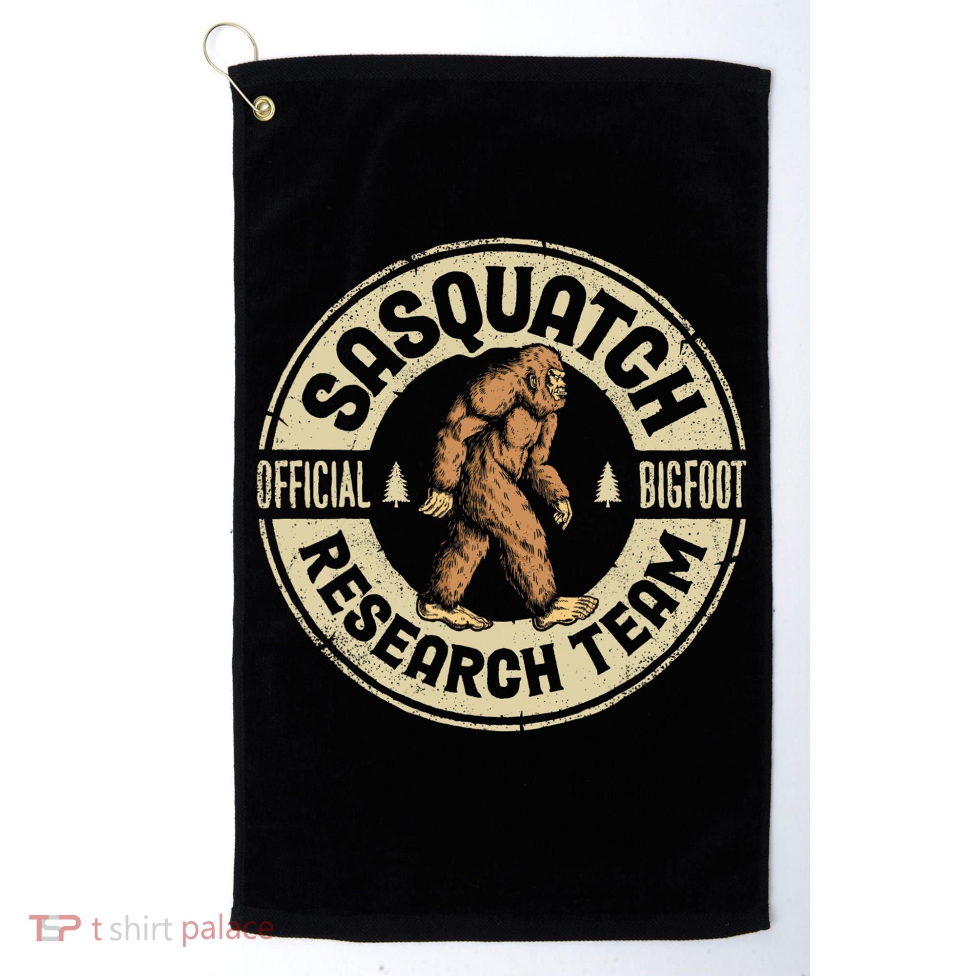 Bigfoot Research Team Sasquatch Golf Towel