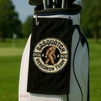 Bigfoot Research Team Sasquatch Golf Towel thumb 2