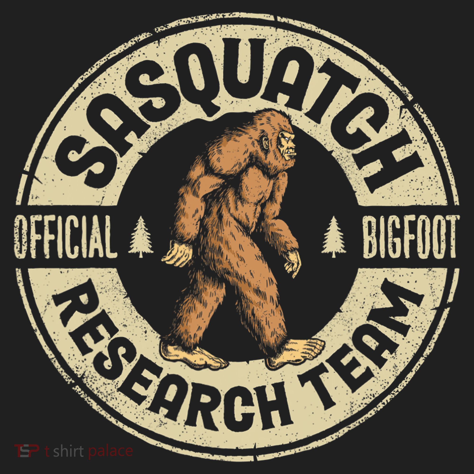 Bigfoot Research Team Sasquatch Golf Towel