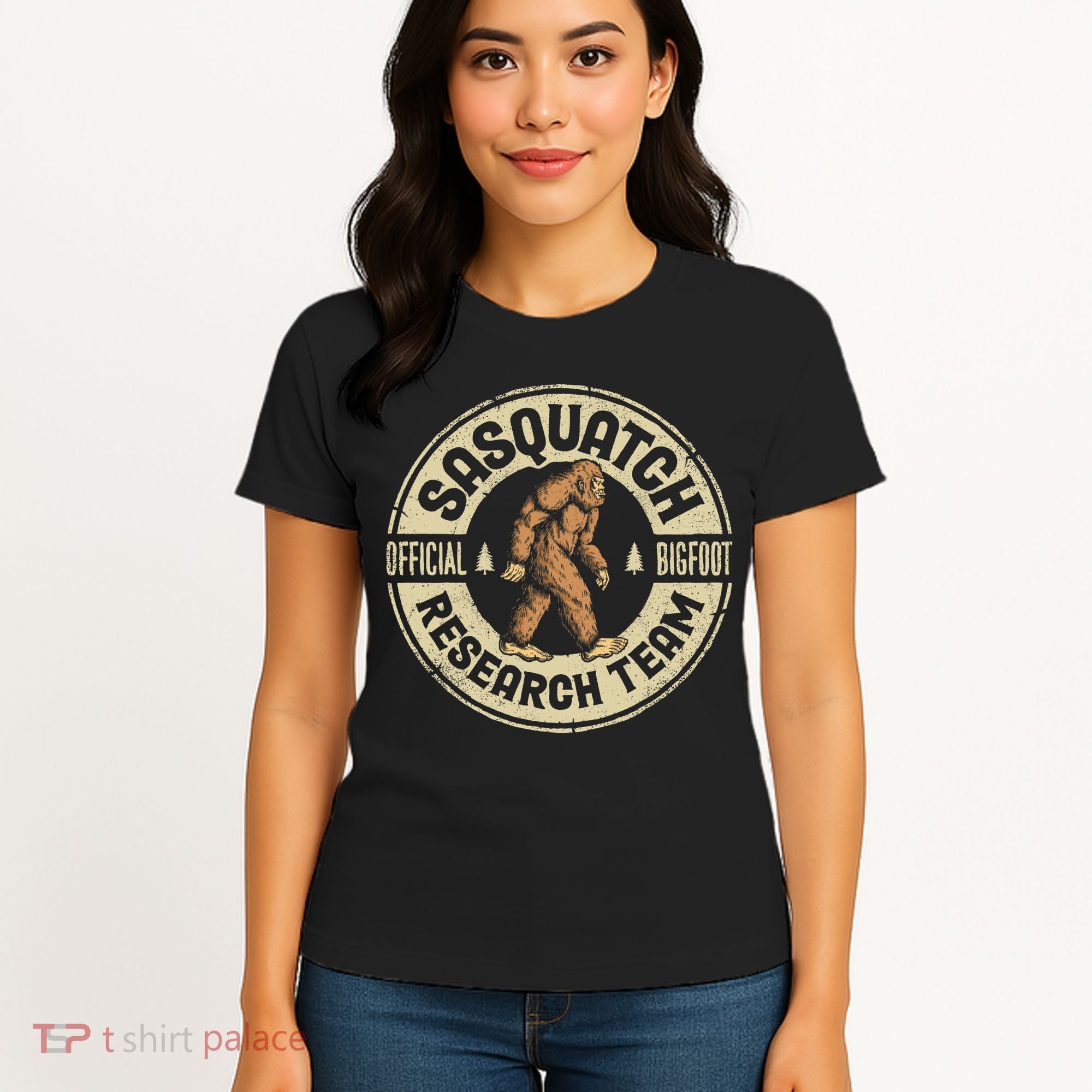 Bigfoot Research Team Sasquatch Women's T-Shirt
