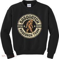Bigfoot Research Team Sasquatch Kids Sweatshirt thumb 0