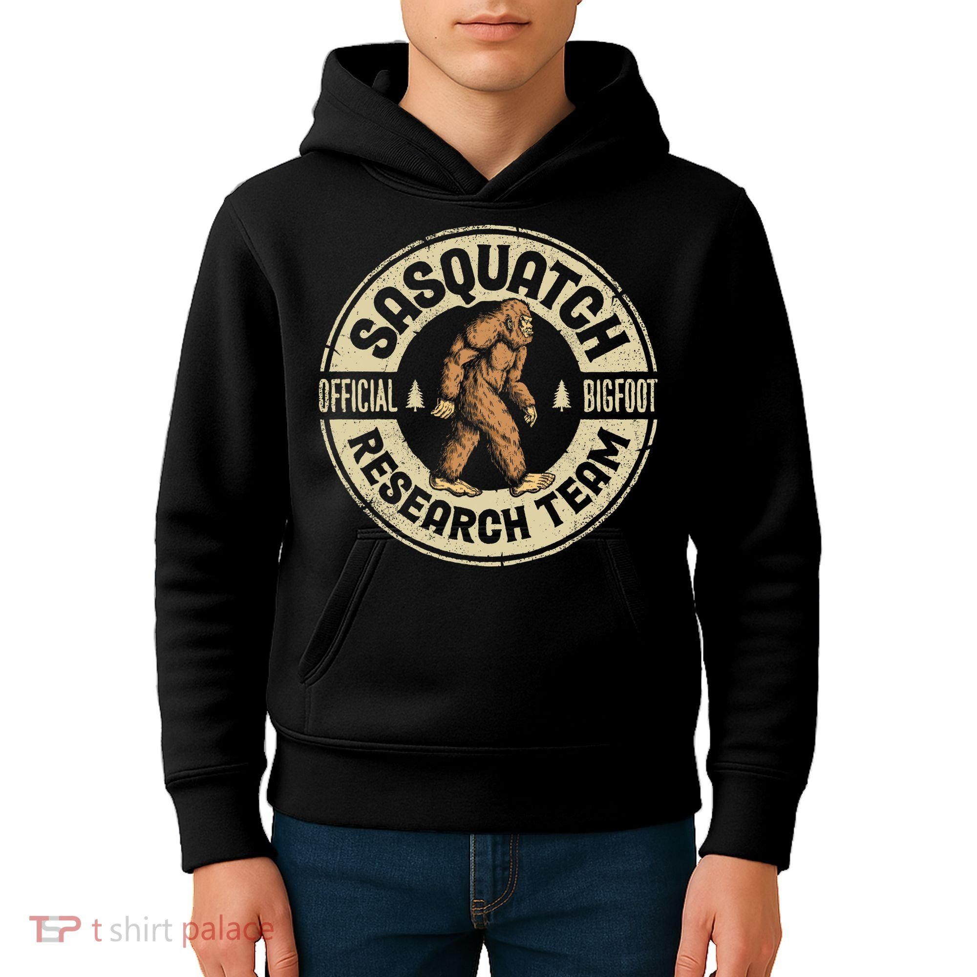 Bigfoot Research Team Sasquatch Kids Hoodie