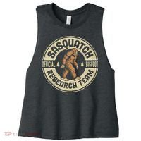Bigfoot Research Team Sasquatch Women's Racerback Cropped Tank thumb 0