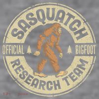 Bigfoot Research Team Sasquatch Women's Racerback Cropped Tank thumb 2