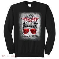 Bamanation Roll Tide Alabama All Yall The Tide Is Crimson Sweatshirt thumb 0