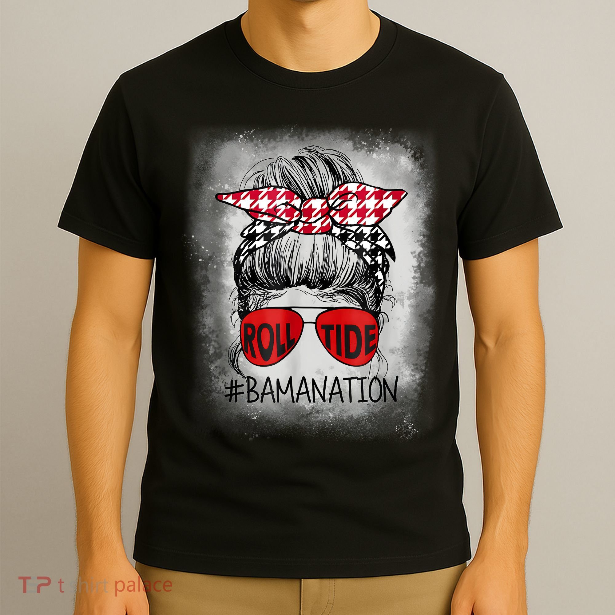 Bamanation Roll Tide Alabama All Yall The Tide Is Crimson T-Shirt