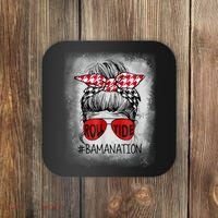 Bamanation Roll Tide Alabama All Yall The Tide Is Crimson Coaster thumb 0