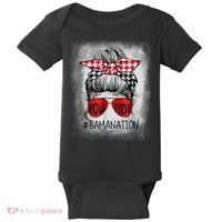 Bamanation Roll Tide Alabama All Yall The Tide Is Crimson Baby Bodysuit thumb 0