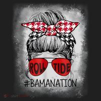 Bamanation Roll Tide Alabama All Yall The Tide Is Crimson Hat thumb 2