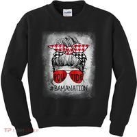 Bamanation Roll Tide Alabama All Yall The Tide Is Crimson Kids Sweatshirt thumb 0