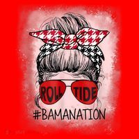 Bamanation Roll Tide Alabama All Yall The Tide Is Crimson Santa Hat thumb 1
