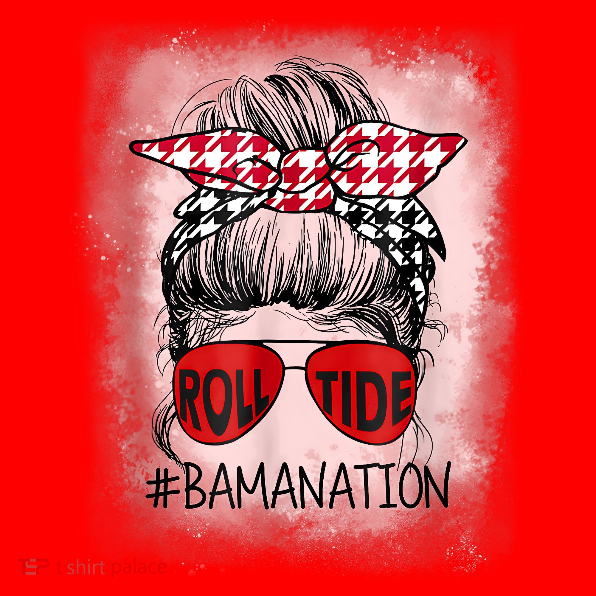 Bamanation Roll Tide Alabama All Yall The Tide Is Crimson Santa Hat