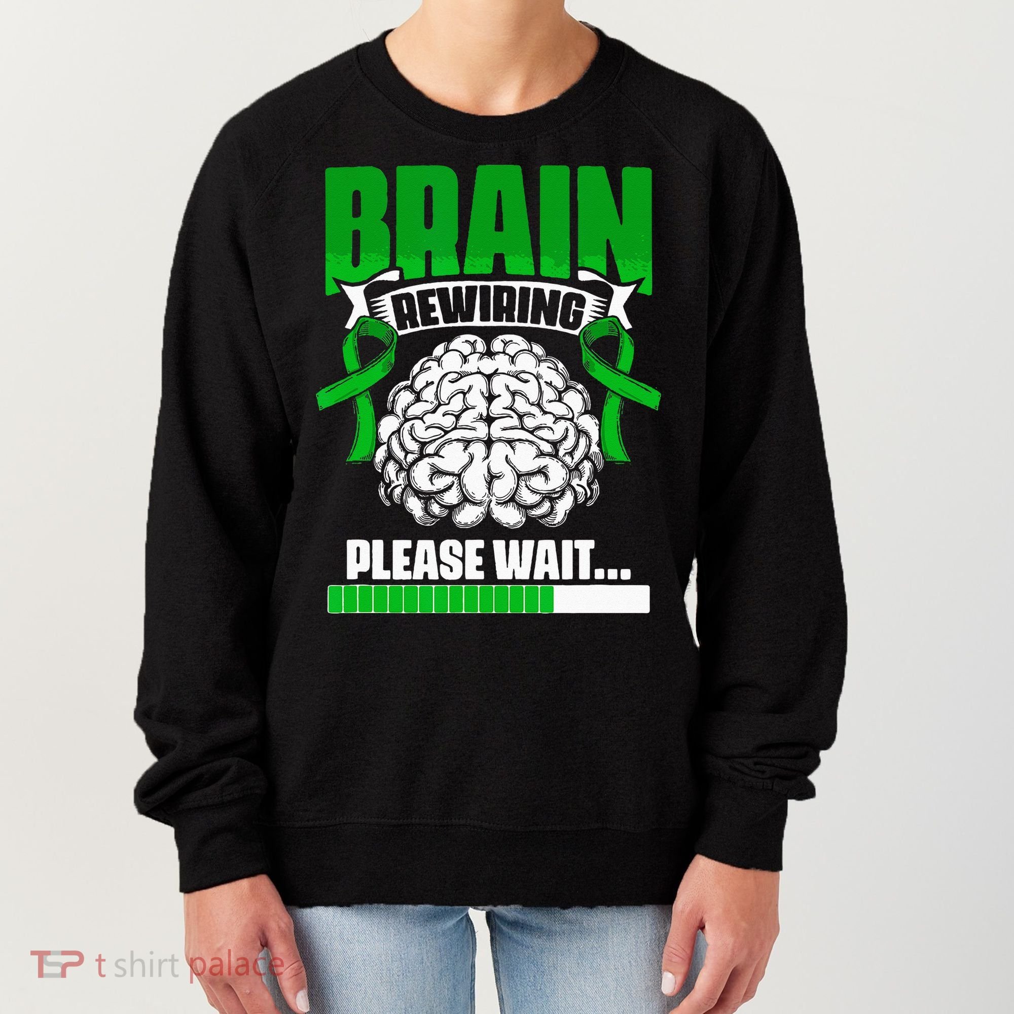 Brain Rewiring Traumatic Brain Injury Surgery TBI Survivor Women's Sweatshirt