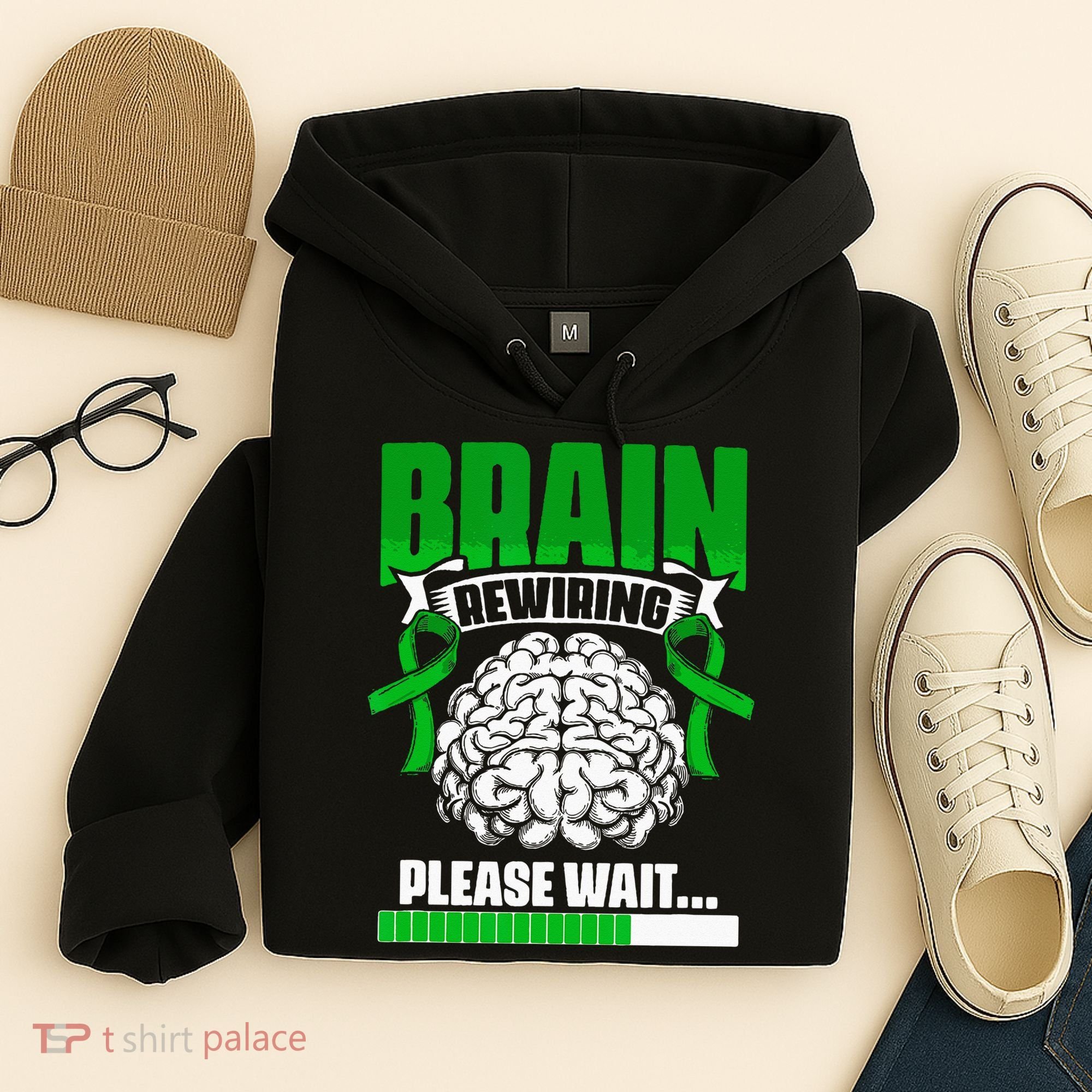 Brain Rewiring Traumatic Brain Injury Surgery TBI Survivor Hoodie