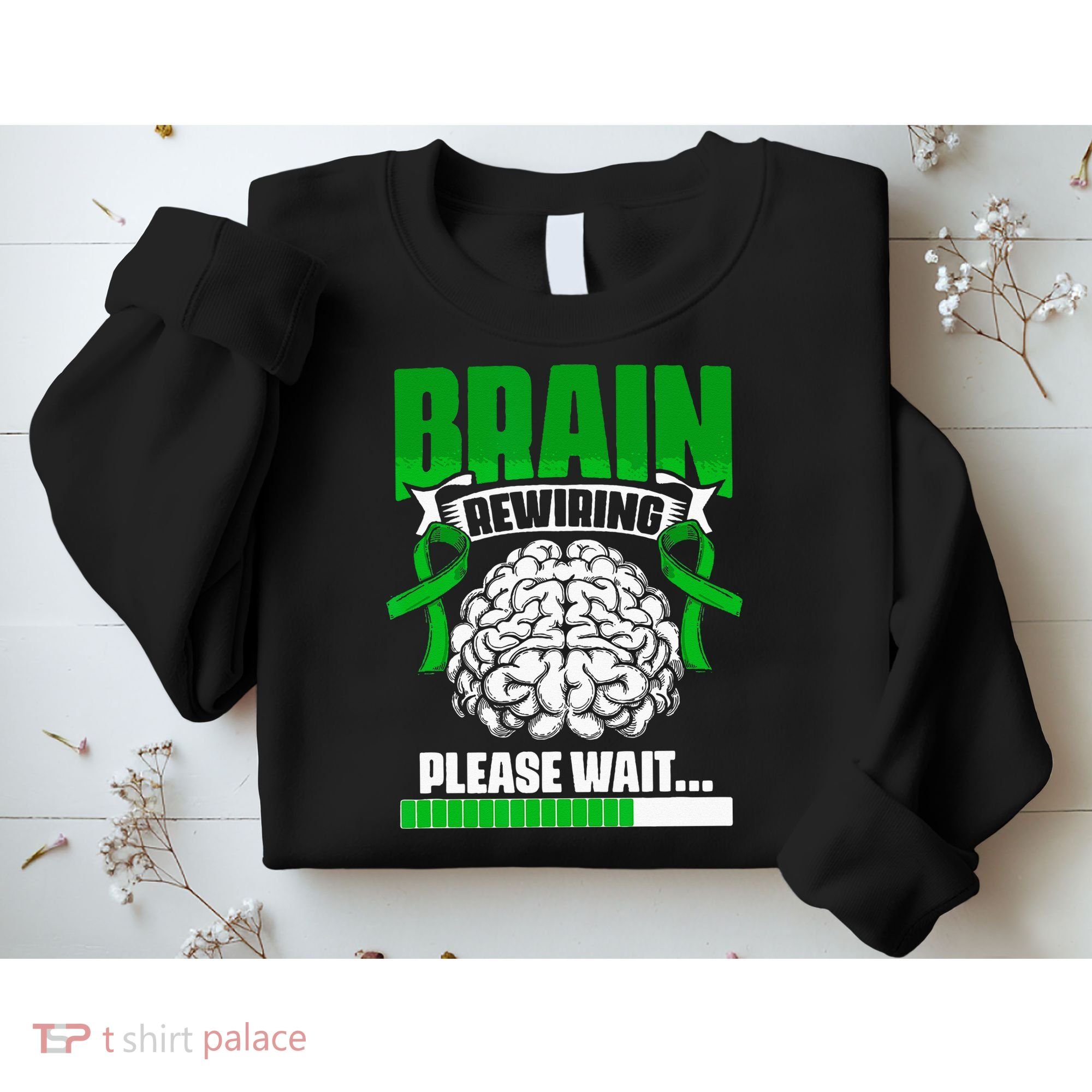 Brain Rewiring Traumatic Brain Injury Surgery TBI Survivor Sweatshirt