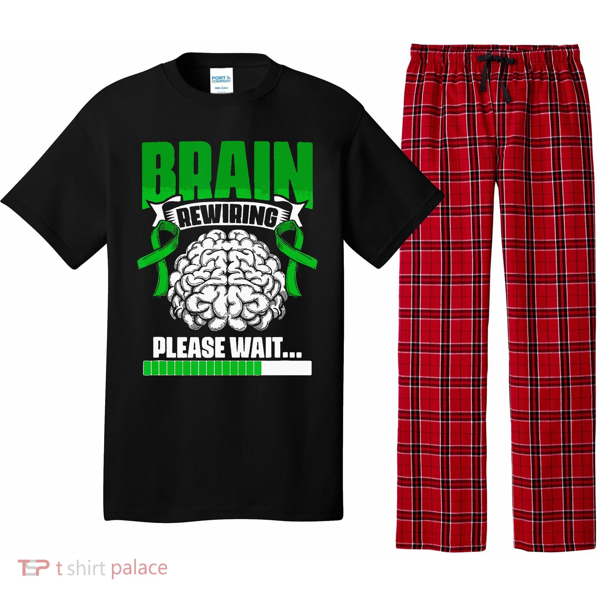 Brain Rewiring Traumatic Brain Injury Surgery TBI Survivor Pajama Set