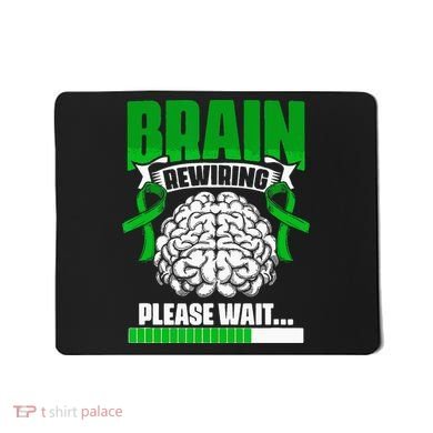 Brain Rewiring Traumatic Brain Injury Surgery TBI Survivor Mousepad