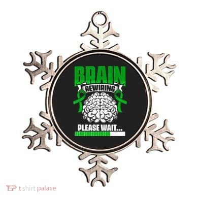 Brain Rewiring Traumatic Brain Injury Surgery TBI Survivor Ornament