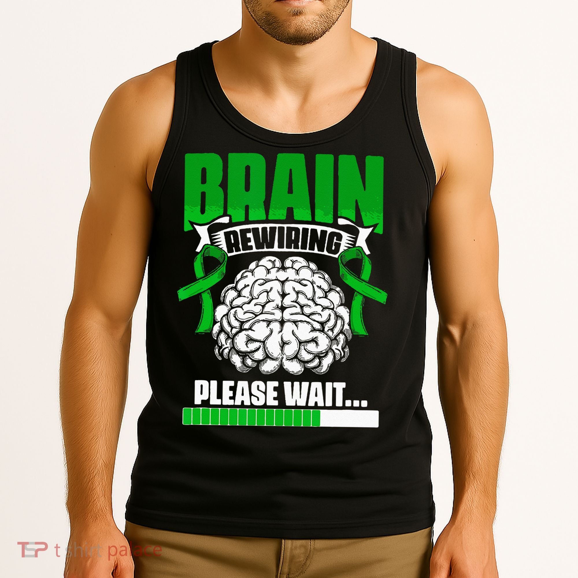 Brain Rewiring Traumatic Brain Injury Surgery TBI Survivor Tank Top