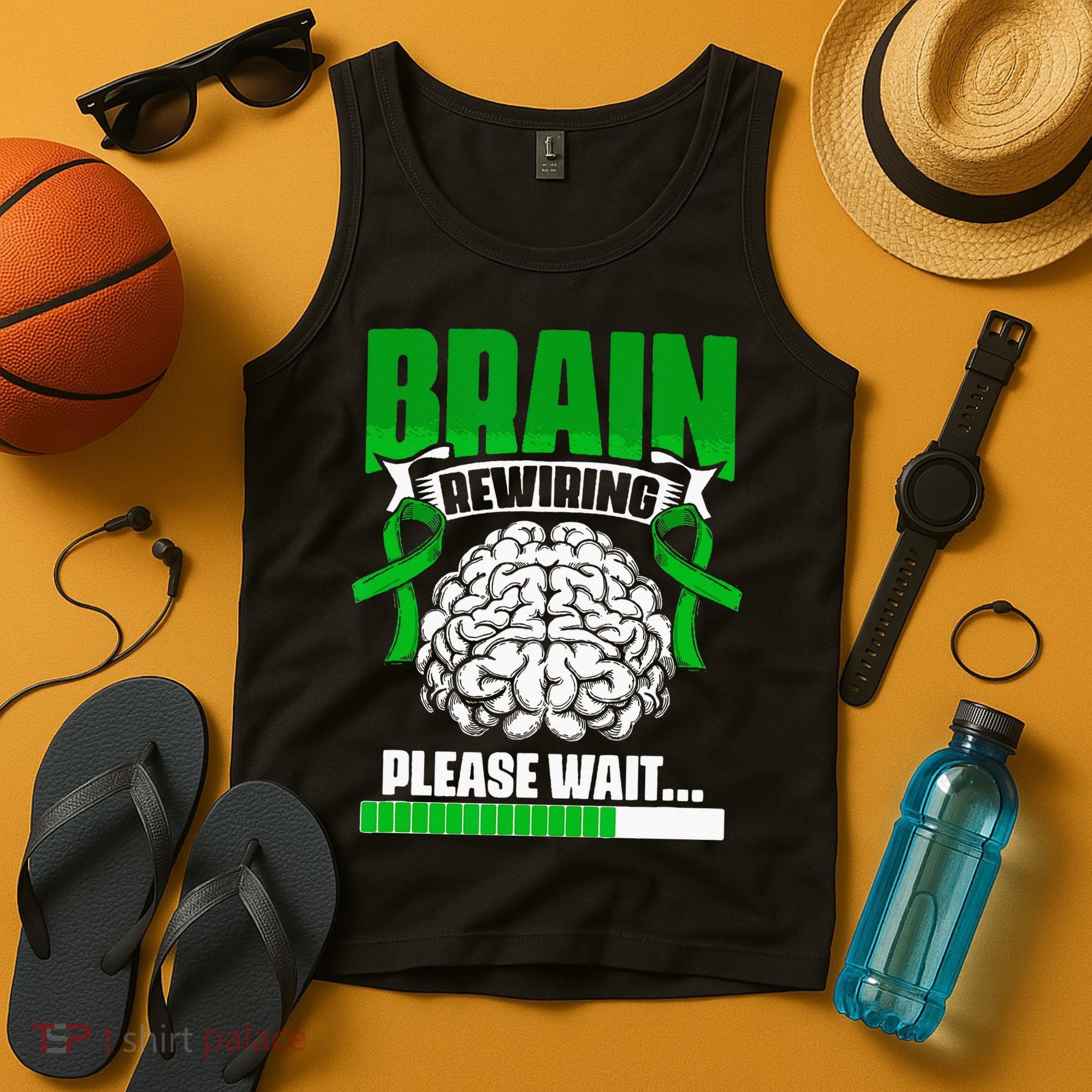 Brain Rewiring Traumatic Brain Injury Surgery TBI Survivor Tank Top