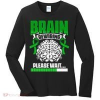Brain Rewiring Traumatic Brain Injury Surgery TBI Survivor Women's Long Sleeve Shirt thumb 0