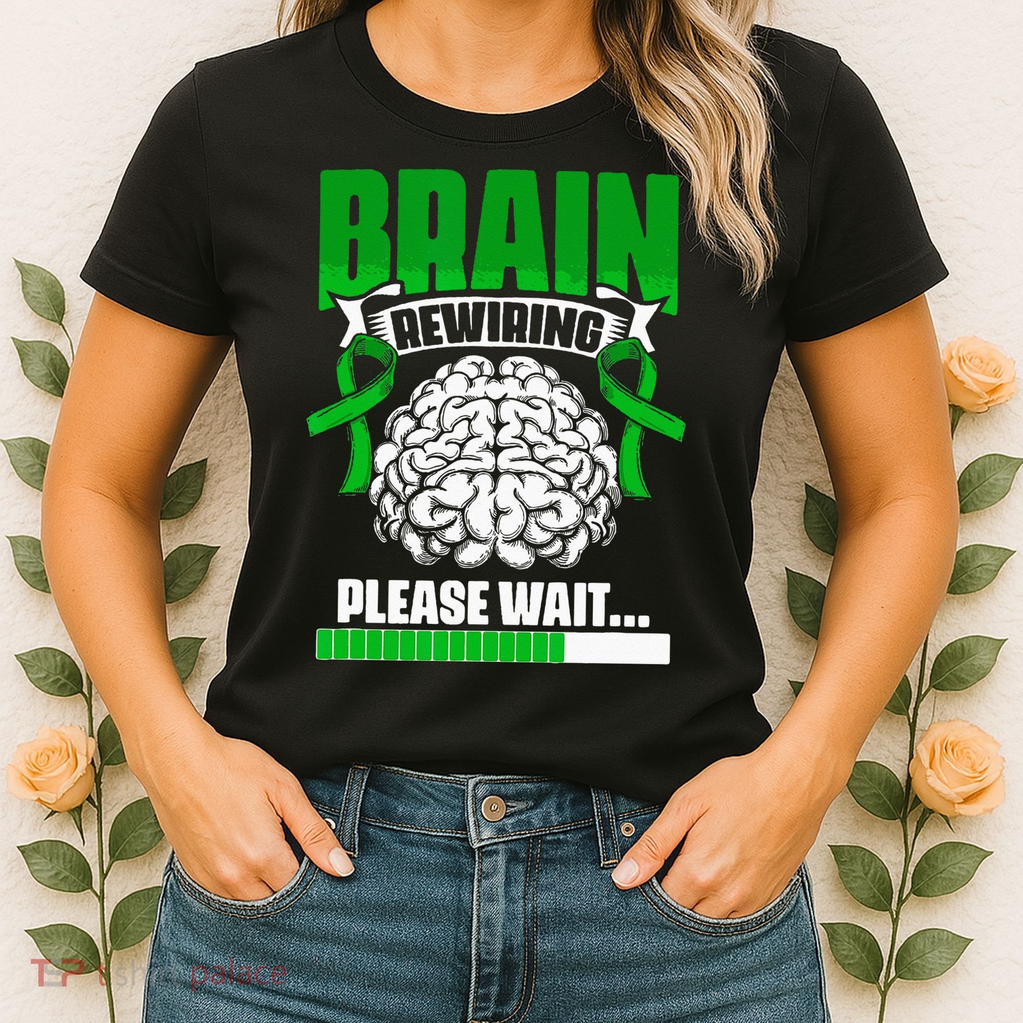Brain Rewiring Traumatic Brain Injury Surgery TBI Survivor Women's T-Shirt