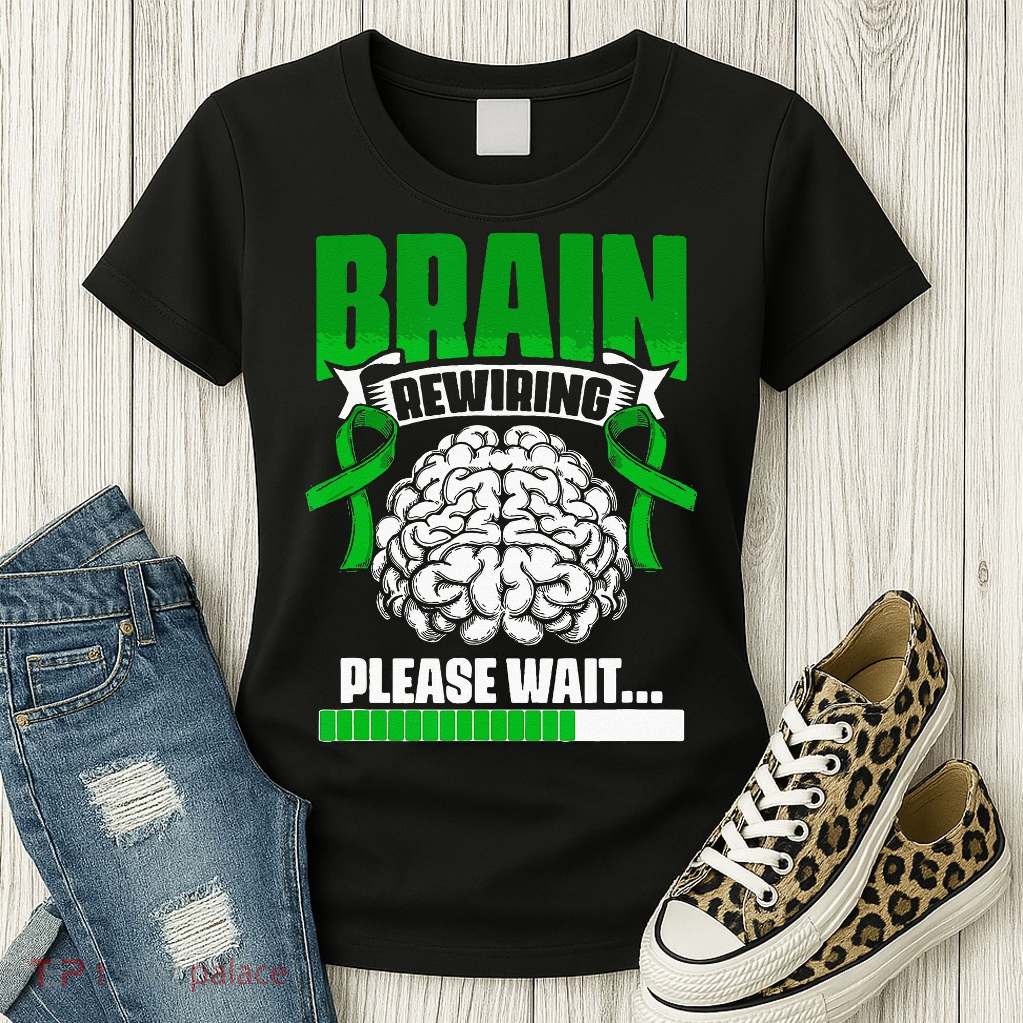 Brain Rewiring Traumatic Brain Injury Surgery TBI Survivor Women's T-Shirt